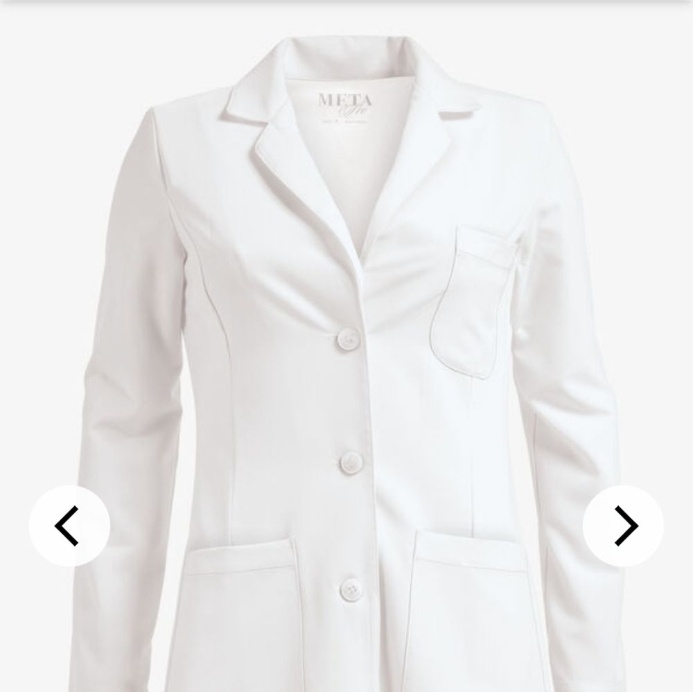 White Swan Long Coat Size 12 New